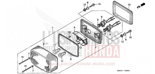 FANALE POSTERIORE CB750F2X di 1999